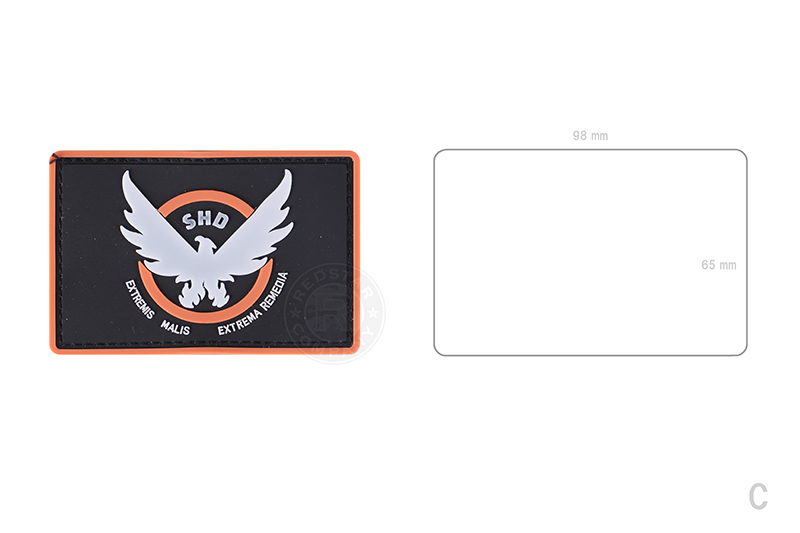 The Division SHD Cosplay Airsoft PVC Patch : : Sports et Loisirs